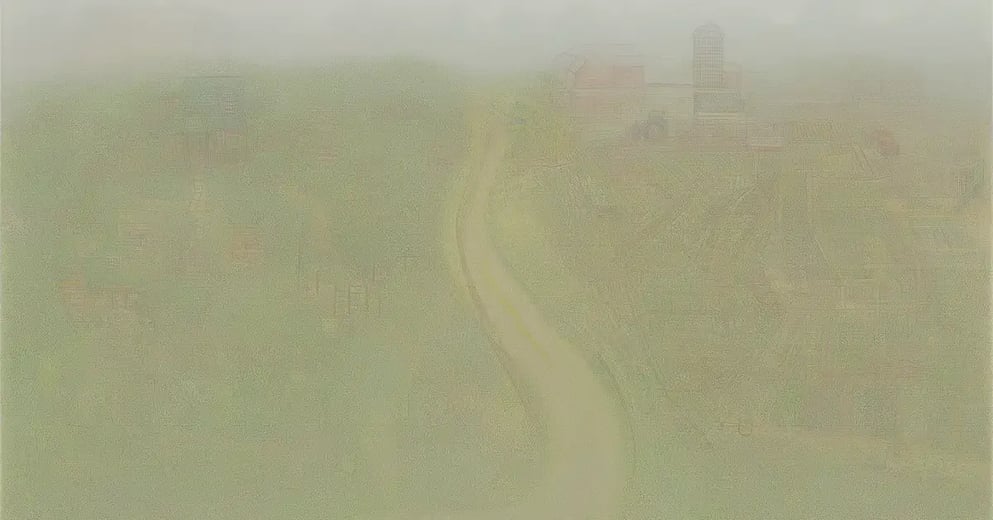Side-by-side comparison of a permaculture homestead and a sustainable agriculture farm