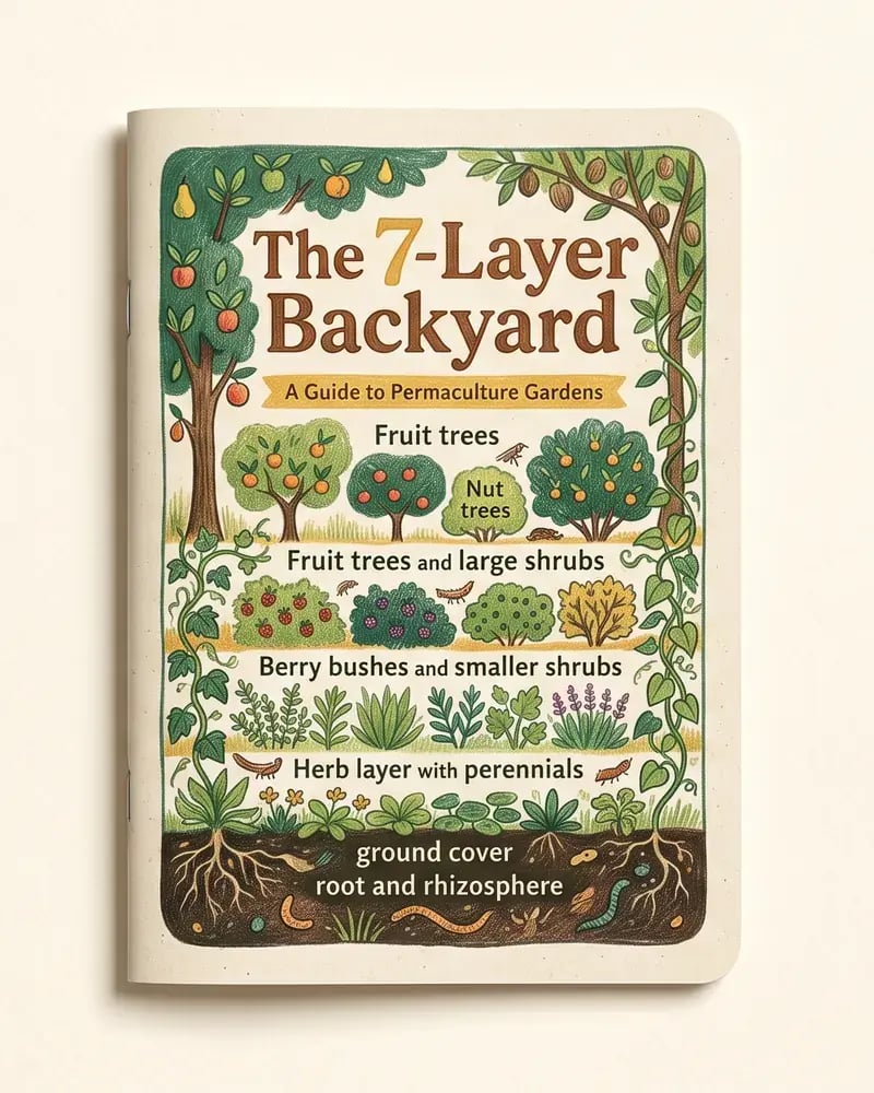 The 7-Layer Backyard — free illustrated guide cover