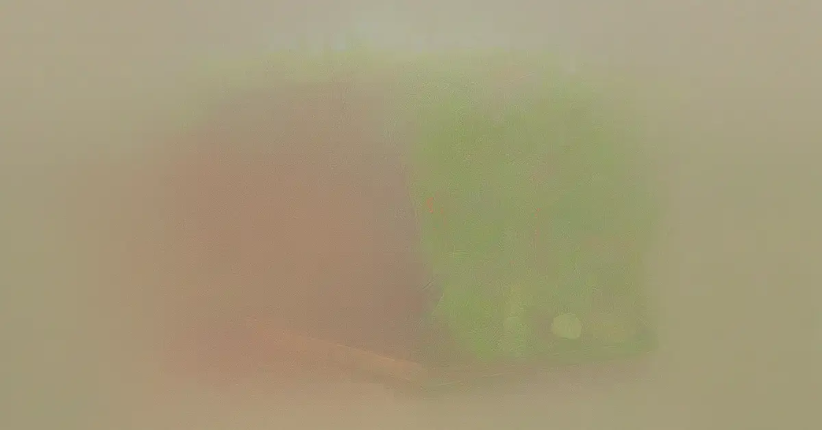 Pencil crayon illustration of a backyard garden bed in transformation from heavy clay to dark compost-amended soil
