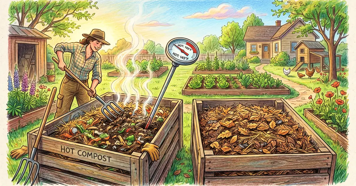 Hot Composting vs Cold Composting | GrowPerma