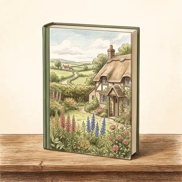 Illustration of a book about cool-temperate permaculture