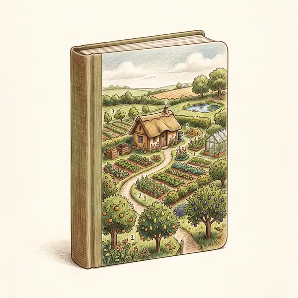 Illustration of an introductory permaculture book