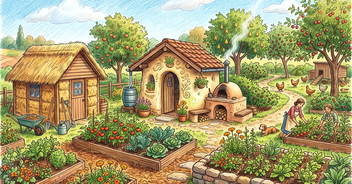 Natural Building in Permaculture: Cob, Straw Bale, and Earthbag